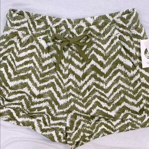 Anthropologie Daily Practice Shorts - chevron print